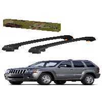 جعبه بار سقفی مشکی JEEP GRAND CHEROKEE 2005 2010 TRX1 CARRIER قفل جستجوی دریای حامل سیاه Thunder