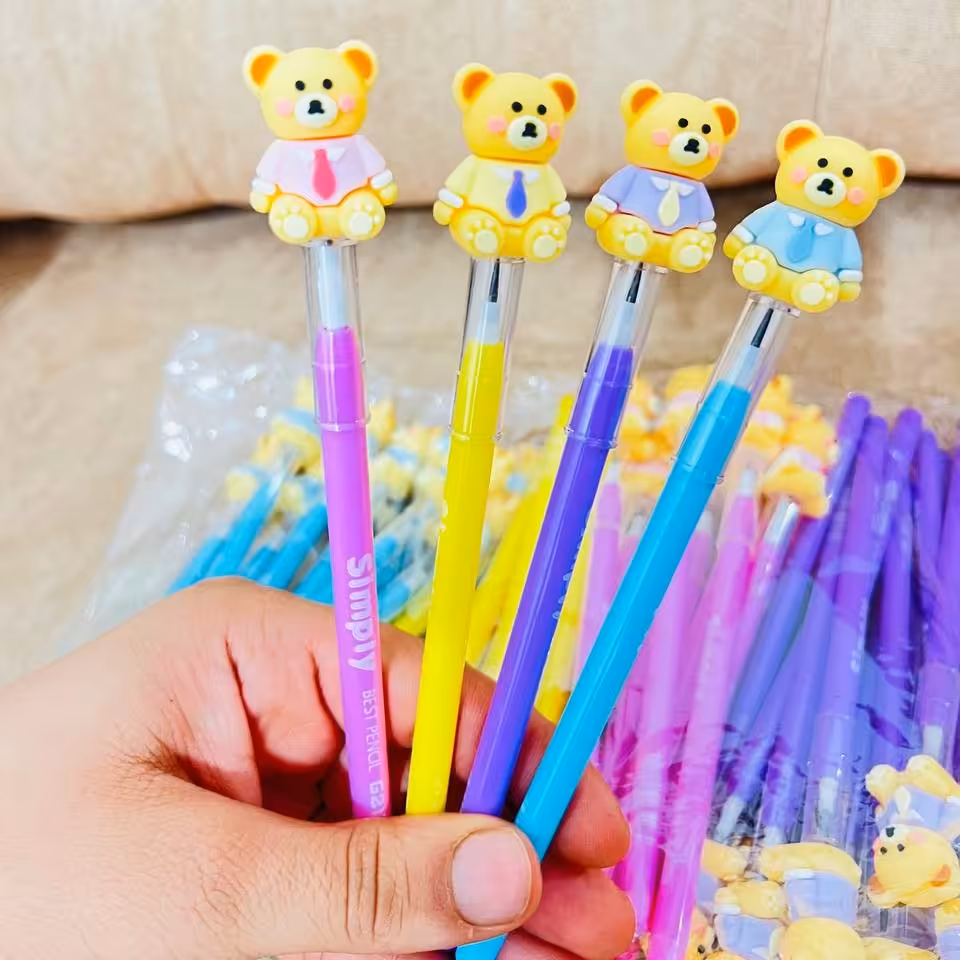 مداد فشنگی طرح خرس اتود فشنگی خرس 