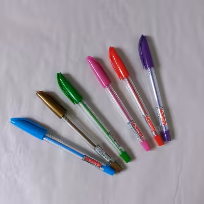 پک 6 عددی خودکار رنگی کنکو مدل آفیس نوک 1 میلیمتر