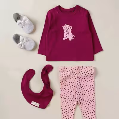 ست بچگانه برند آلمانی lupilu سایز 2تا6 ماه ست دخترانه لوپیلو