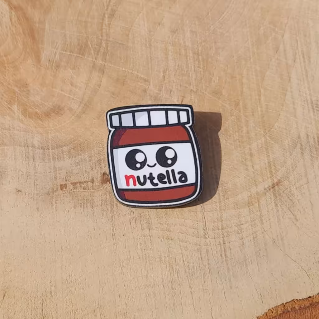 پیکسل چوبی طرح شکلات نوتلا