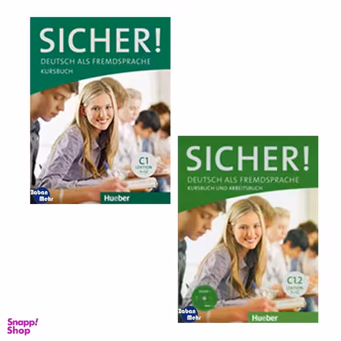کتاب Sicher C1_C2 اثر جمعی از نویسندگان انتشارات زبان مهر 2 جلدی
