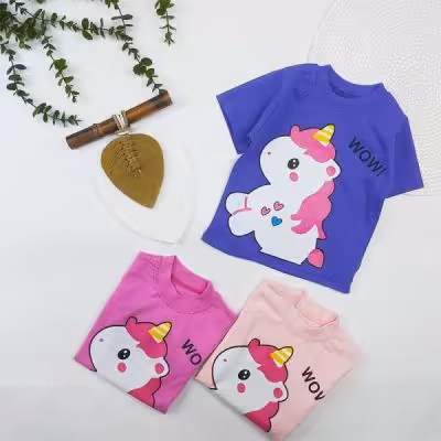 تیشرت دخترانه یونیکورن کد 10106