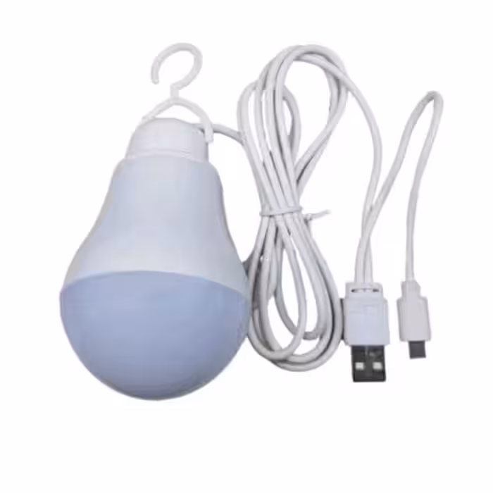 لامپ سیم دار موبایلی  usb هزینه ارسال پست پسکرایه در مقصد