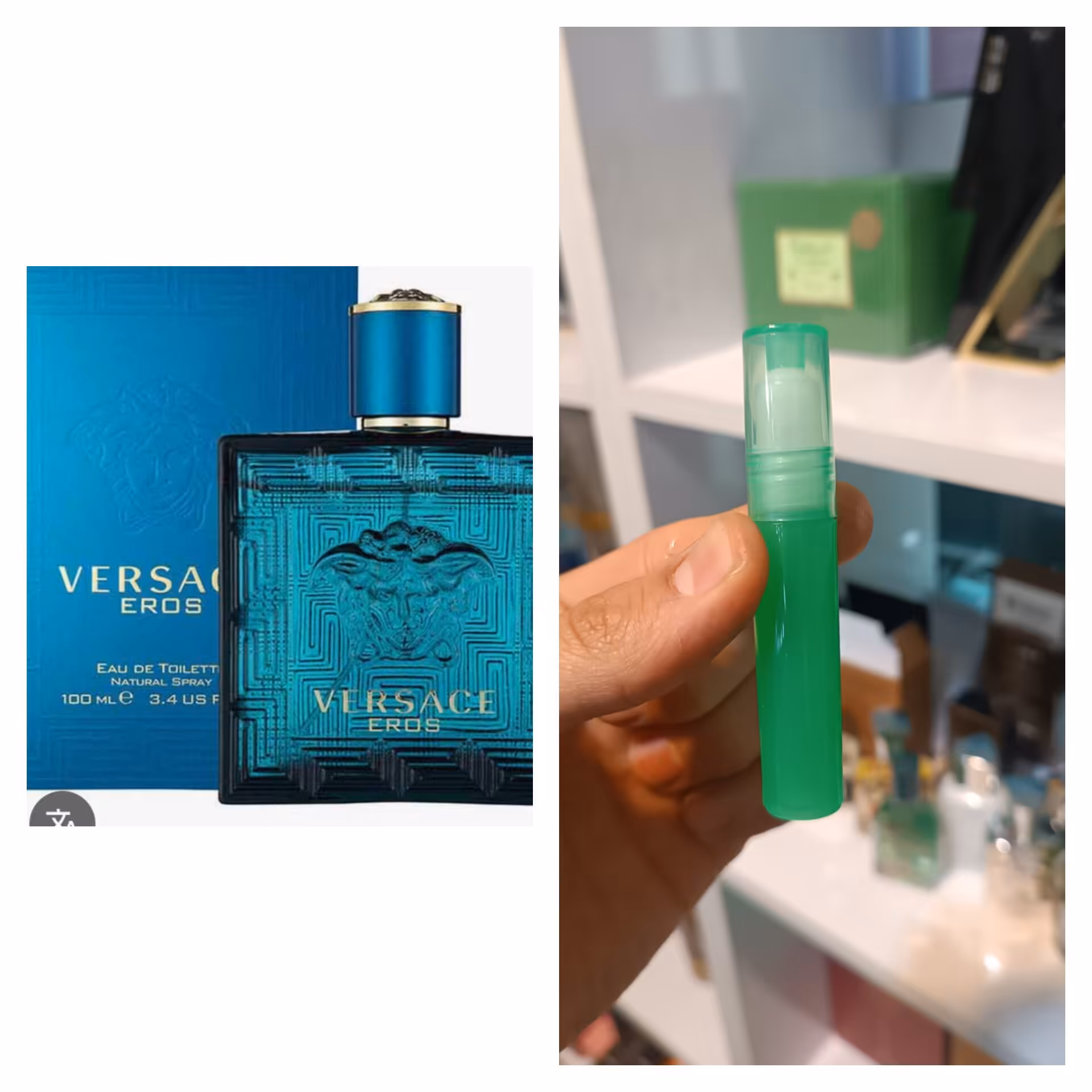 عطر ورساچه اروس خالص غلتکی رولی 2میل