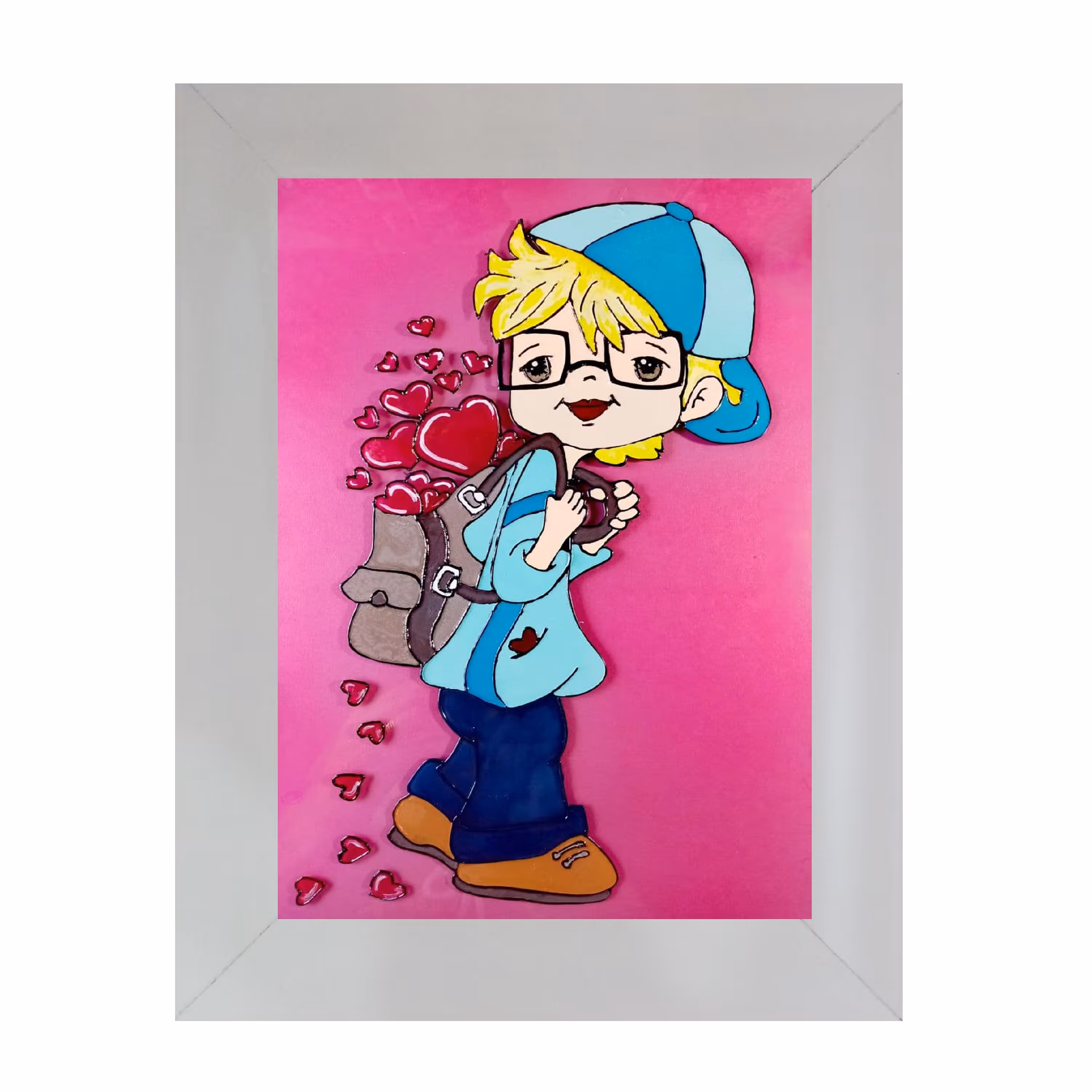 تابلوی ویترای طرح پیتر