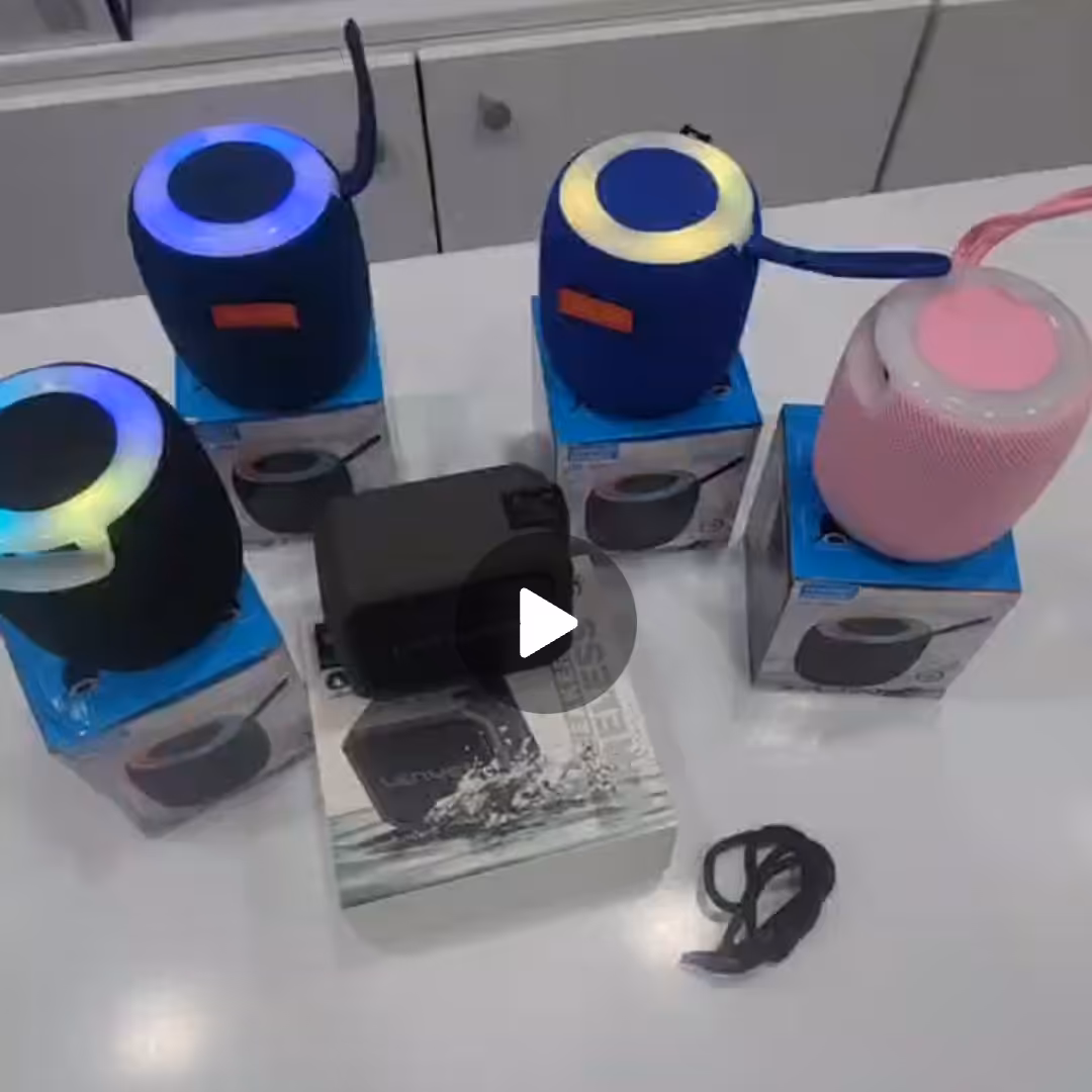 اسپیکر بلوتوثی  چراغ دار  بسیار  زیبا و با کیفیت