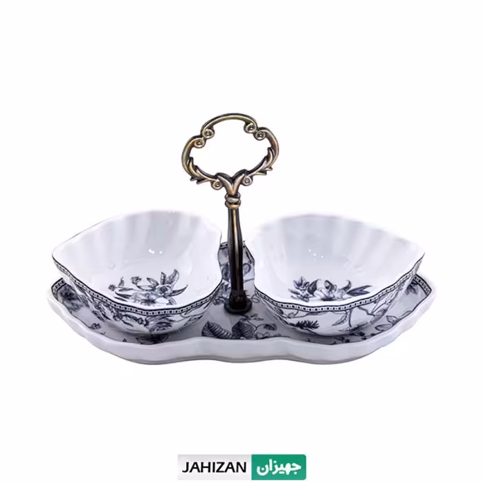 اردو خوری قلب گلدکیش طرح لوتوس مدل GK701127-1