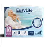 پوشینه شورتی ایزی لایف مدیوم بسته 12 عددی