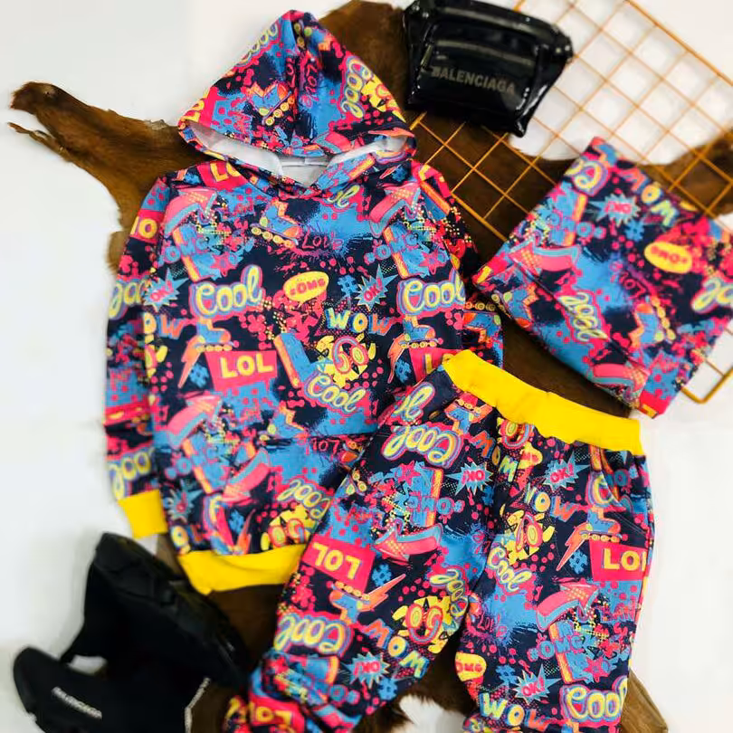 هودی شلوار رنگارنگ 😍