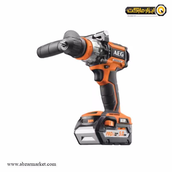 دریل شارژی چکشی AEG براشلس لیتیوم 18 ولت مدل BSB18CBL-502C