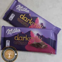 تابلت میلکا تلخ 100 گرمی اصل با طعم تمشک