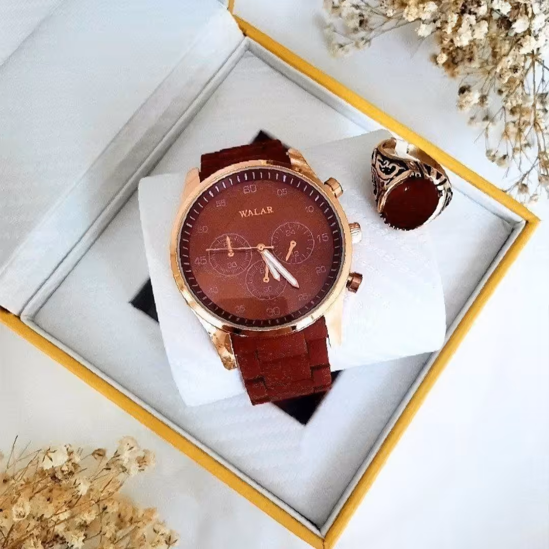 ساعت و انگشتروالار،ساعت مردانه،