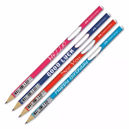 مداد مشکی فابر کاستل طرح نوشته