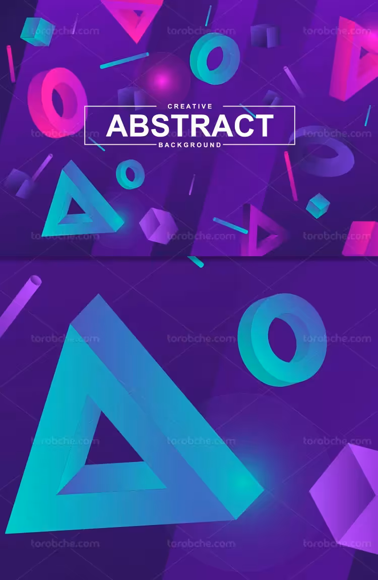 وکتور بک گراند و زمینه انتزاعی رنگی | گرافیک با طعم تربچه