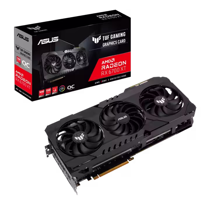 کارت گرافیک  ایسوس مدل TUF-RX6700XT-O12G-GAMING حافظه 12 گیگابایت
