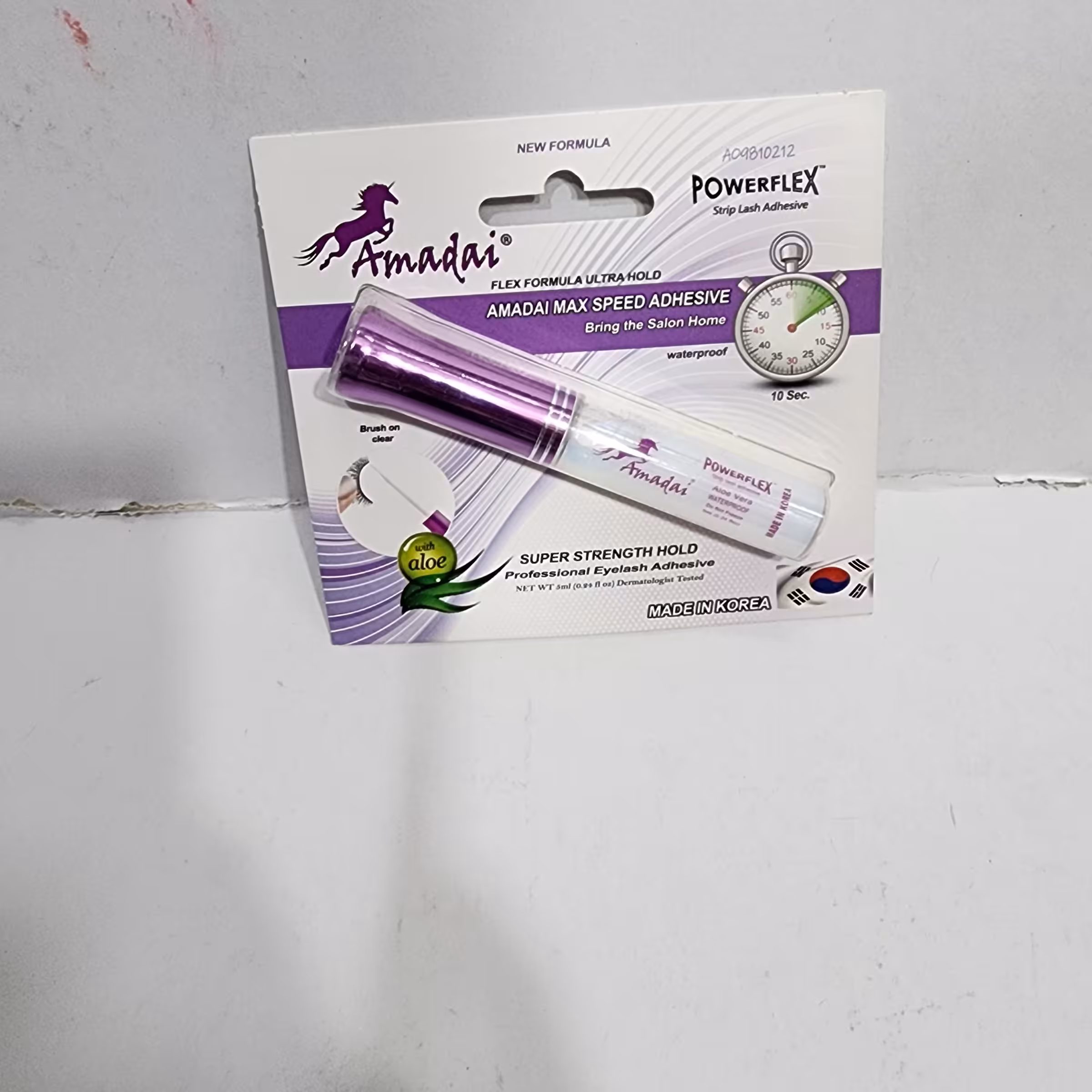 چسب مژه آمادیا قلمی سفید کره ای5گرمی