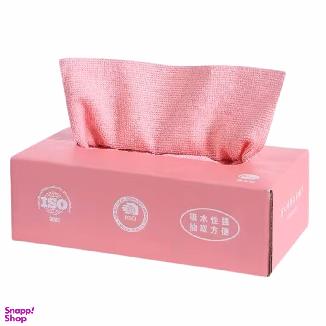 دستمال میکرو فایبر مدل KH001 بسته 20 عددی