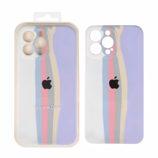 قاب گوشی سیلیکونی آبرنگی اورجینال محافظ لنزدار برای iPhone 13 Pro Max کد 748