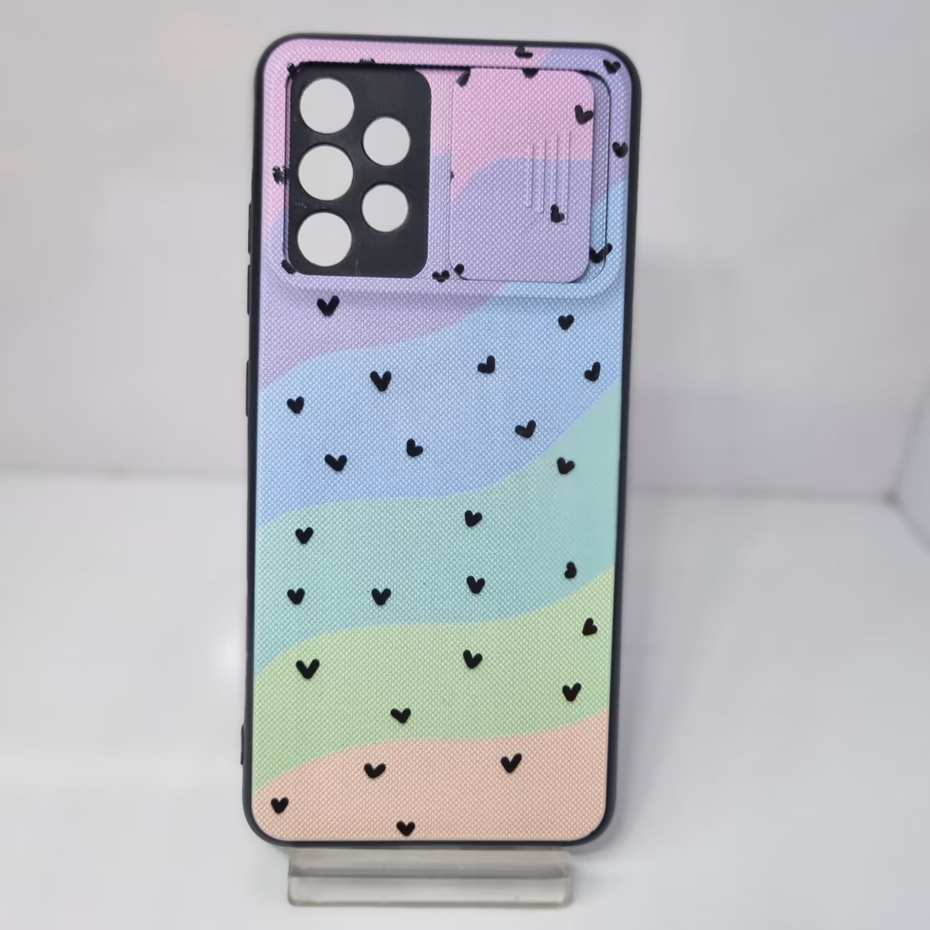 قاب سامسونگ A32 4G طرحدار قلبی دارای درپوش دوربین