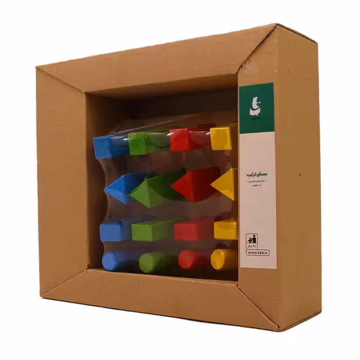 بازی معمای ترتیب 16 قطعه چوبی سرگرمی تاب