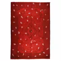 فرش دستبافت رنگ شده نه متری مدل وینتج کد 1405145(فروش چکی 6 ماهه با کد تخفیف farshgereh)