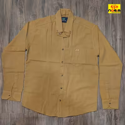 پیراهن کتان کنفی مردانه قواره دار m تا 2xl پنبه ای تکرنگ ساده جودون