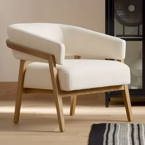 مبل چوب و پارچه مدل a10