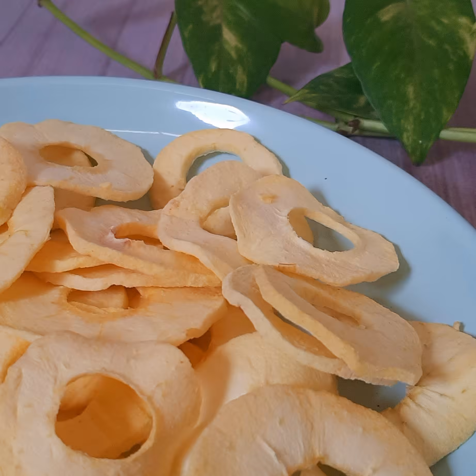 سیب خشک خانگی 100 گرمی