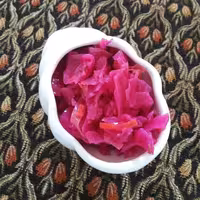 کلم تخمیری مخلوط (ساورکرات سفید و بنفش) بسته بندی 350 گرم