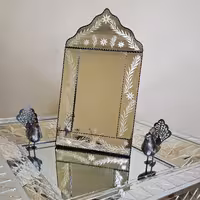 آینه ونیزی مدل تاج کلاهی  ارتفاع 45 cm 