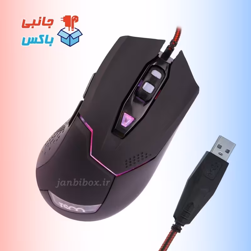 ماوس سیمی برند تسکو مدل TM 754 موس باسیم TSCO ( موشواره ) جانبی باکس