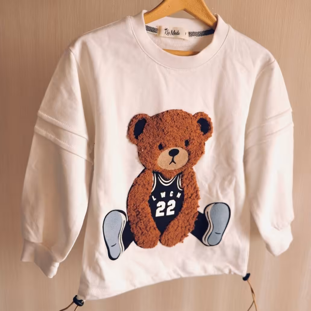 دورس  یونیسکس ( دخترانه و پسرانه) طرح تدی برجسته در 4 سایز (مناسب 4 تا 12 سال)