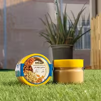 کره چهار مغز  200 گرمی اکبرزاده معجون کره های بادام هندی بادام زمینی بادام درختی فندق