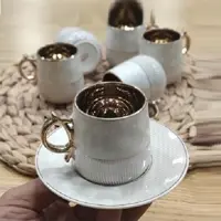 ست فنجان و نعلبکی قهوه خوری آجار ترکیه SYT-21-0101/12