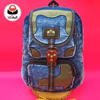 کوله پشتی لی جین تحصیلی مدرسه ای مدل قفل چرخشی اسپورت شیک و جادار نوار چرم با قیمت تخفیفی