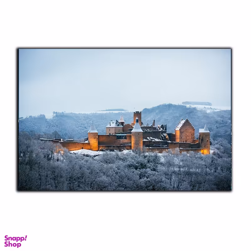 تابلو شاسی بکلیت طرح منظره قلعه زمستانی مدل SH-S2842