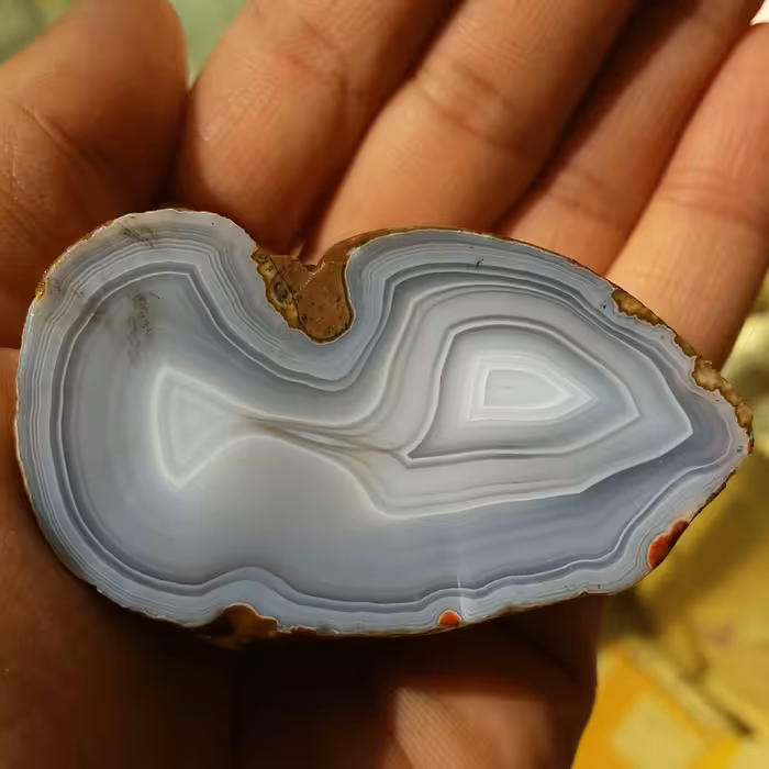 اسلایس سنگ عقیق سلیمانی 3بعدی مصور(ماهی) 100درصد طبیعی شاهکار خلقت دیدنی