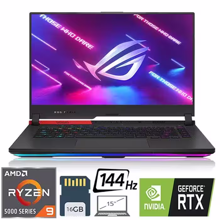 لپ تاپ ایسوس g513qm راگ rog g15 5900hs/16gb/1/3060
