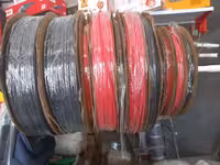 وارنیش حرارتی سایز 1 رنگ مشکی (قیمت 10 متر)