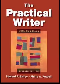 کتاب The Practical Writer 7th edition پرکتیکال رایتر ویت ریدینگ