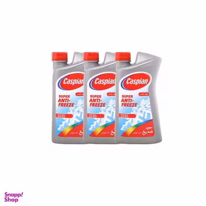 ضدیخ خودرو کاسپین مدل AM 31LS حجم 1000 میلی لیتر بسته 3 عددی