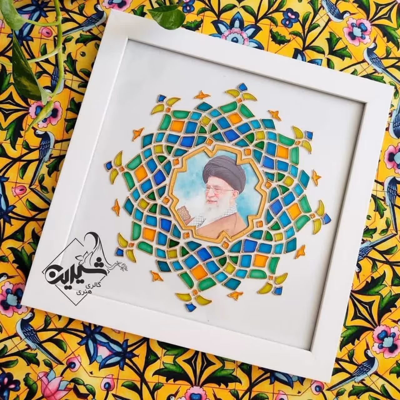 تابلو تصویری با عکس رهبری