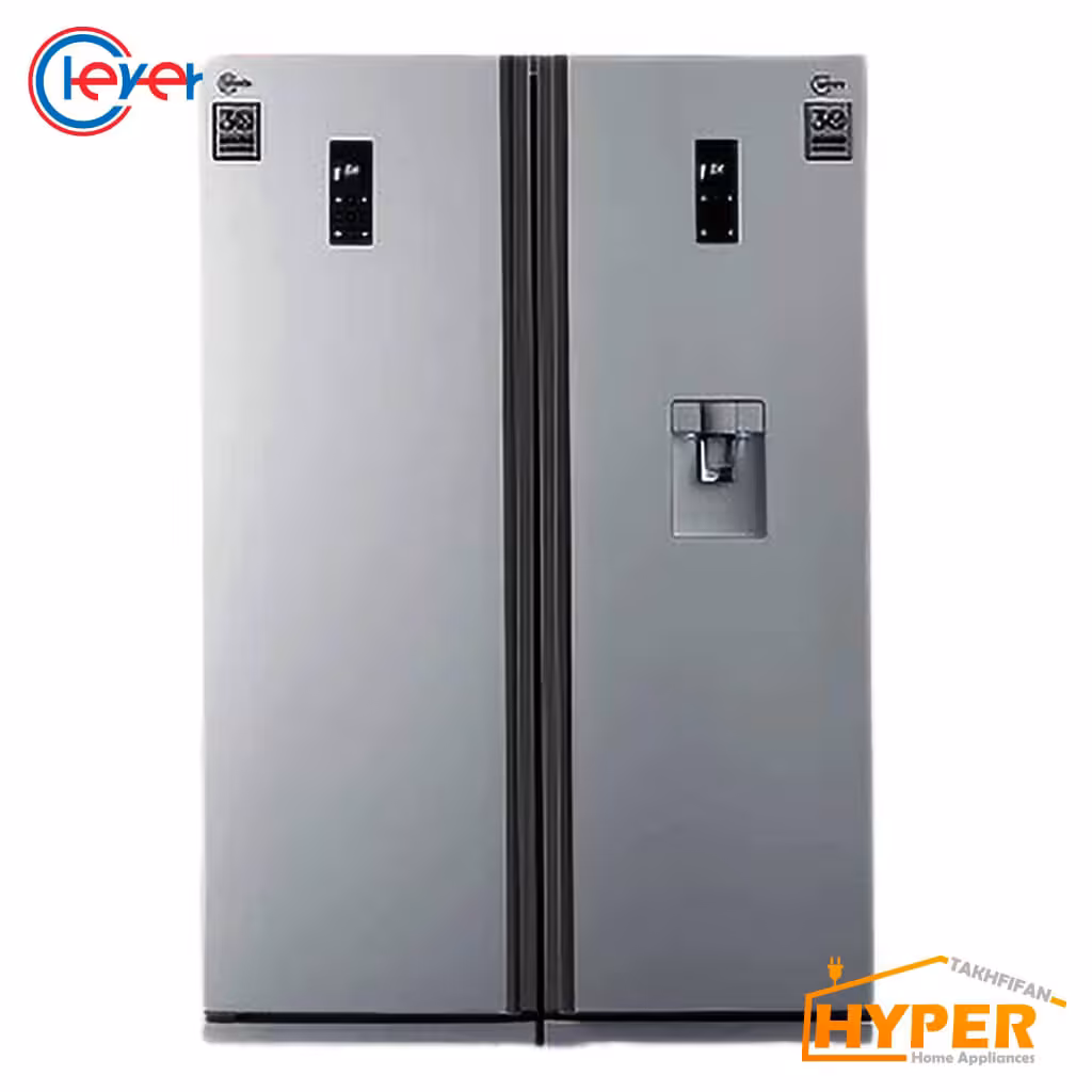 یخچال فریزر دوقلو کلور Glory استیل سری 60