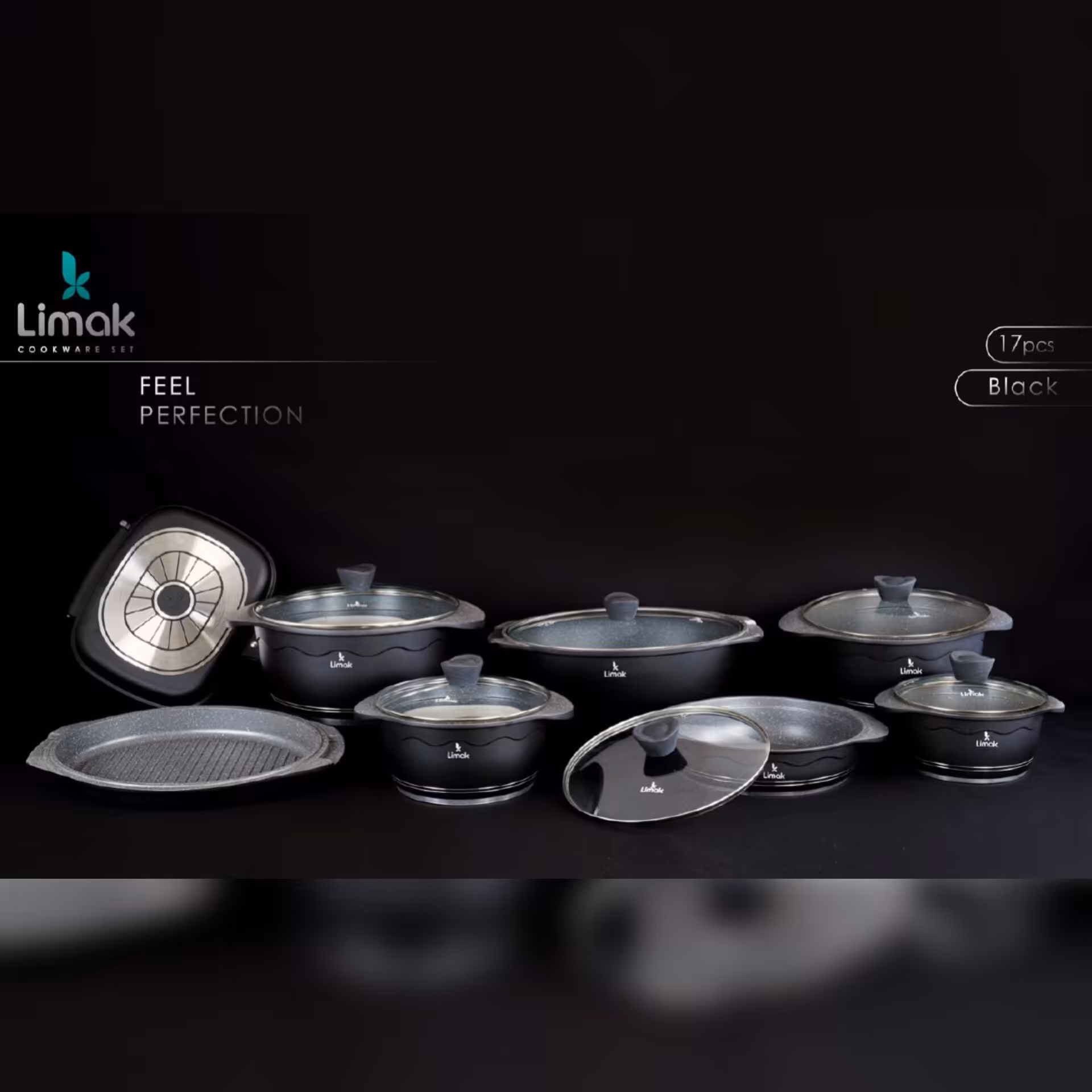 سرویس های قابلمه لیماک
14 پارچه و 17 پارچه
در 5 رنگ
مشکی - خاکستری - زرشکی - رزگلد - نسکافه ای