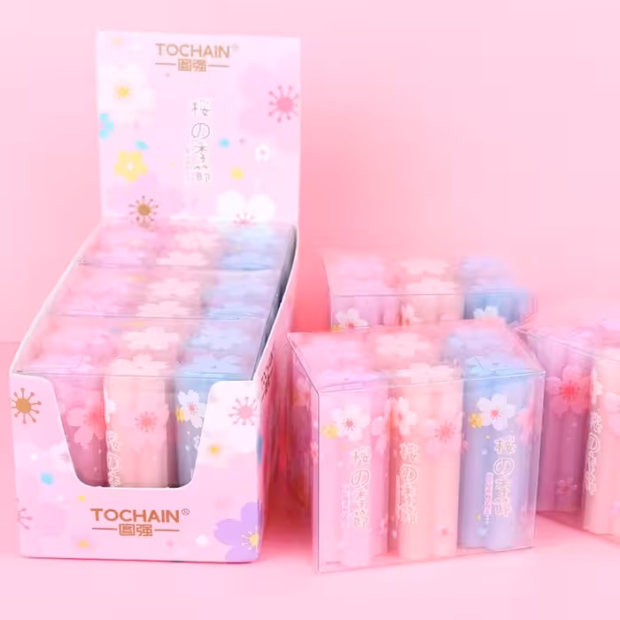 پاکن استوانه ای معطر طرح گل ساکورا