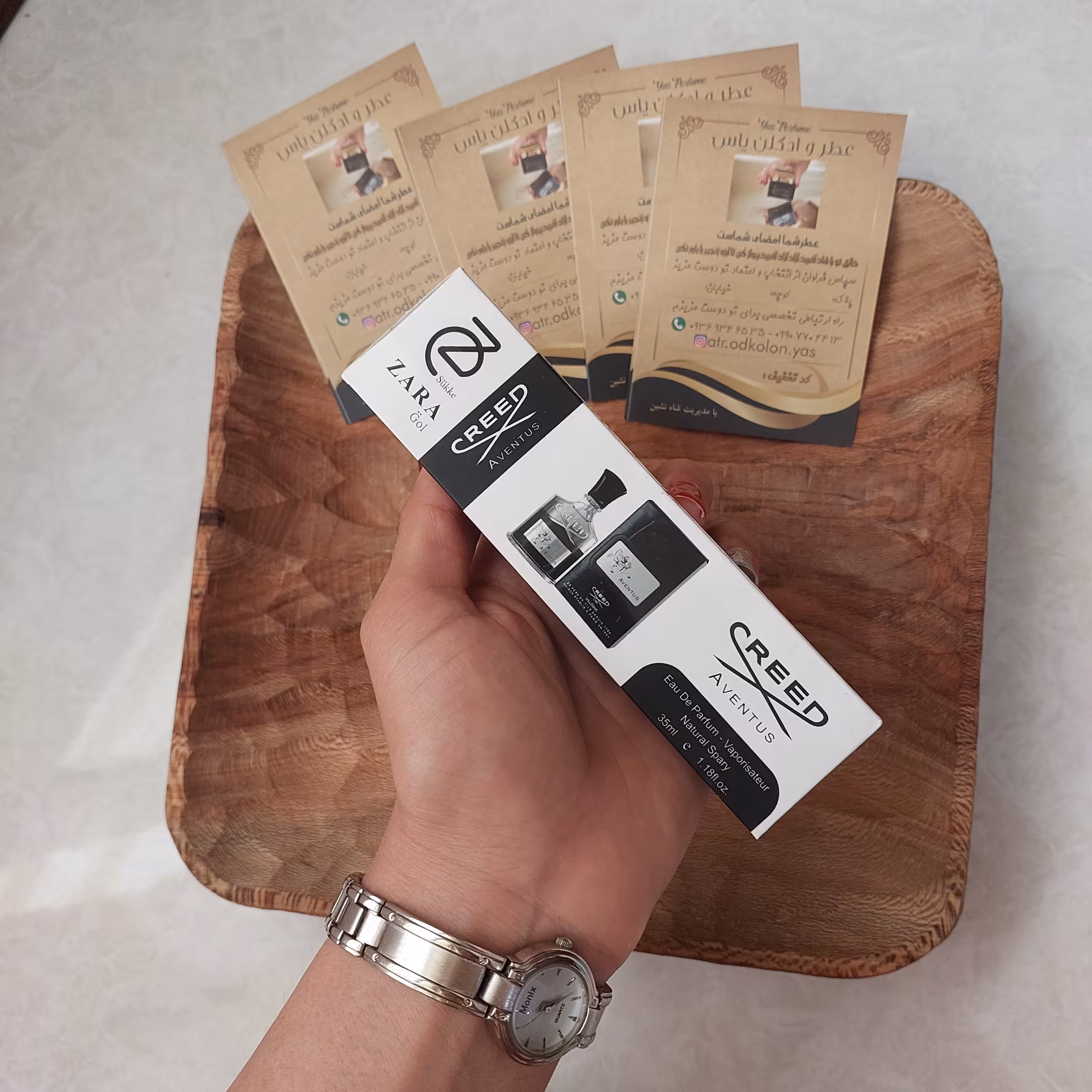 عطر ادکلن مردانه کرید اونتوس مشابه بو CREEd Aventus 35 میل قلمی
