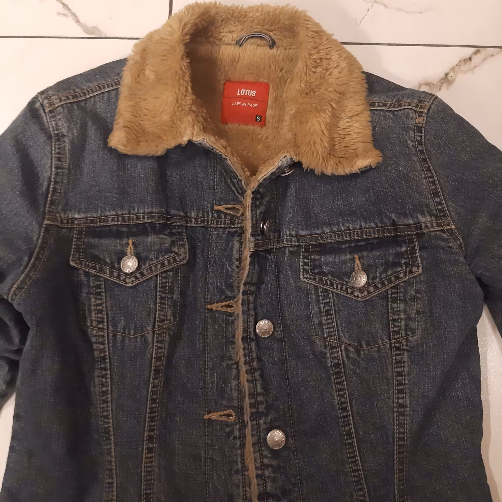 کاپشن جین دخترانه