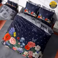 سرویس لحاف روتختی 2 نفره چاپی تنسل برند ترکاز(Turkaz) کد 2056