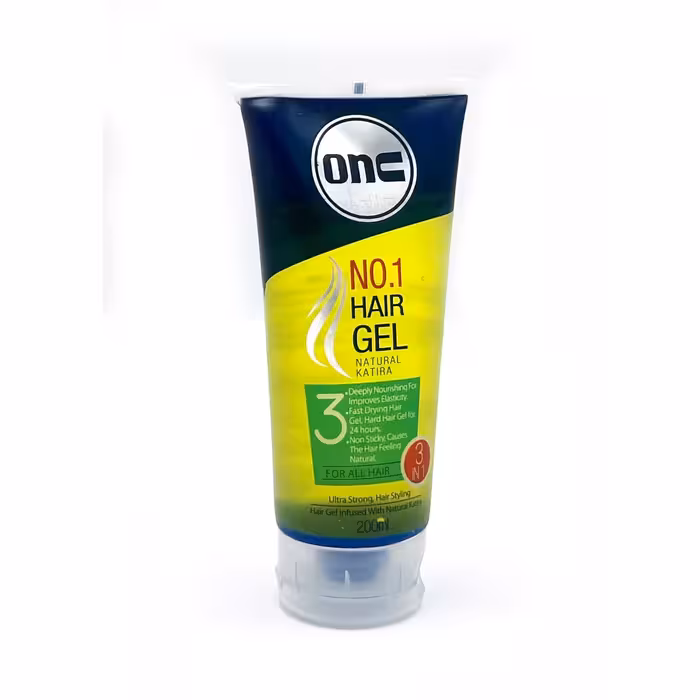 ژل کتیرا مو اُنس مدل تیوپی زرد حجم 200 میل